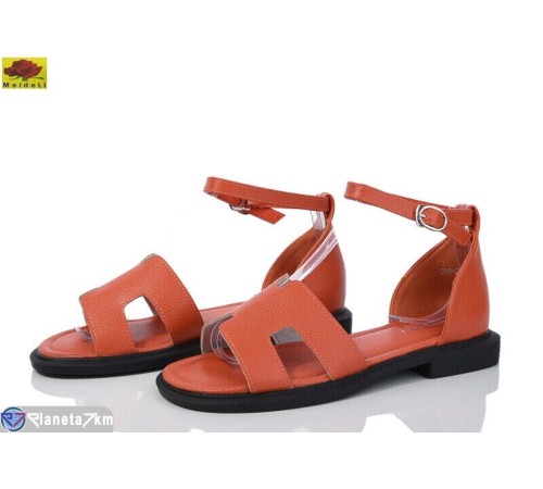 Босоніжки жіночі на весну/осінь (8 пар р.36-41) оранжевий  "Mei De Li"