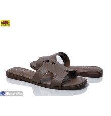 Шлепки жіночі на літо (8 пар р.36-40) коричневий  "Mei De Li"