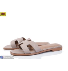 Шлепки жіночі на літо (8 пар р.36-40) коричневий  "Mei De Li"