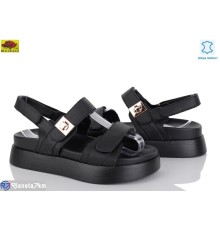 Босоніжки жіночі на літо (8 пар р.36-41) чорний  "Mei De Li"