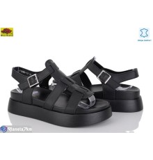 Босоніжки жіночі на літо (8 пар р.36-41) чорний  "Mei De Li"