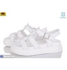 Босоніжки жіночі на літо (8 пар р.36-41) білий  "Mei De Li"