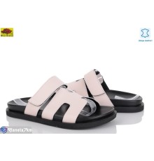 Шлепки жіночі на літо (8 пар р.36-41) бежевий  "Mei De Li"