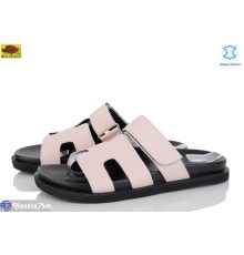 Шлепки жіночі на літо (8 пар р.36-41) бежевий  "Mei De Li"