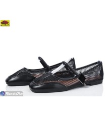 Туфлі жіночі на весну/осінь (8 пар р.36-41) чорний  "Mei De Li"