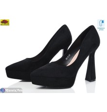 Туфлі жіночі на весну/осінь (6 пар р.35-39) чорний  "Mei De Li"