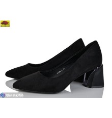 Туфлі жіночі на весну/осінь (6 пар р.36-40) чорний  "Mei De Li"