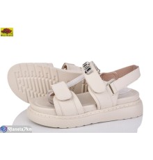 Босоніжки жіночі на літо (8 пар р.36-40) бежевий  "Mei De Li"