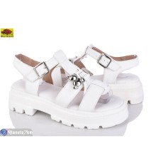 Босоніжки жіночі на літо (8 пар р.36-41) білий  "Mei De Li"