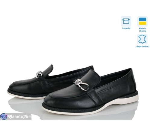 Туфлі жіночі на весну/осінь (6 пар р.36-40) чорний  "Linda"