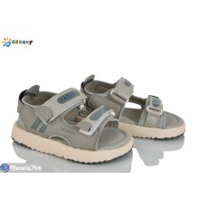 Сандалі дитячі на літо (8 пар р.22-26) сірий  "Bessky-Kellaifeng"