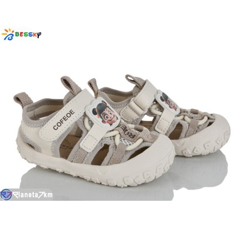 Сандалі дитячі на літо (8 пар р.22-26) бежевий  "Bessky-Kellaifeng"