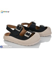 Дитячі босоніжки на літо (8 пар р.22-26) чорний  "Bessky-Kellaifeng"