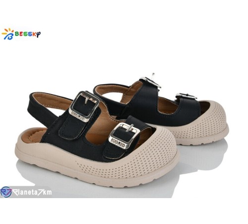 Дитячі босоніжки на літо (8 пар р.22-26) чорний  "Bessky-Kellaifeng"
