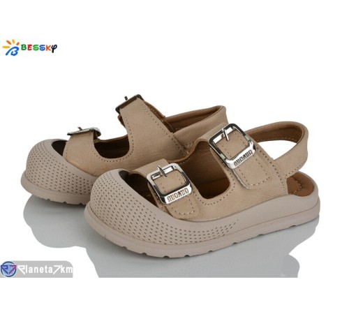 Дитячі босоніжки на літо (8 пар р.22-26) бежевий  "Bessky-Kellaifeng"
