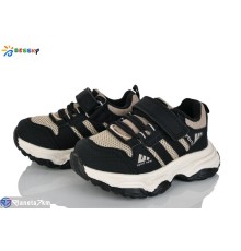 Дитячі кросівки на весну/осінь (8 пар р.23-28) чорний  "Bessky-Kellaifeng"