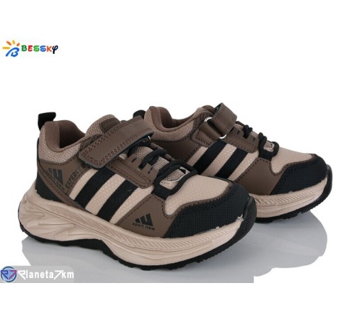 Дитячі кросівки на весну/осінь (8 пар р.27-32) коричневий  "Bessky-Kellaifeng"