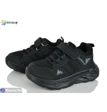 Дитячі кросівки на весну/осінь (8 пар р.27-32) чорний  "Bessky-Kellaifeng"