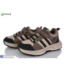 Дитячі кросівки на весну/осінь (8 пар р.32-37) коричневий  "Bessky-Kellaifeng"