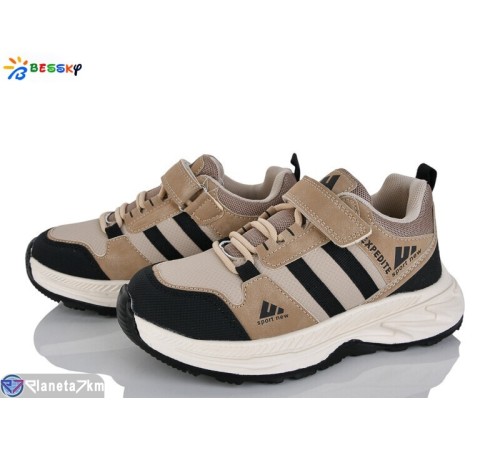 Дитячі кросівки на весну/осінь (8 пар р.32-37) коричневий  "Bessky-Kellaifeng"