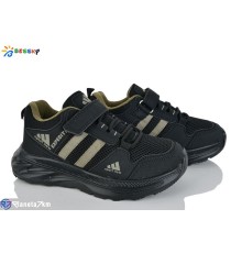 Дитячі кросівки на весну/осінь (8 пар р.32-37) чорний  "Bessky-Kellaifeng"