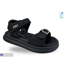 Дитячі босоніжки на літо (8 пар р.26-31) чорний  "STRONGO"