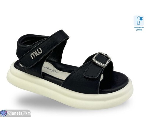 Дитячі босоніжки на літо (8 пар р.26-31) чорний  "STRONGO"