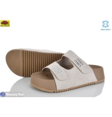 Шлепки жіночі на літо (8 пар р.36-41) бежевий  "Mei De Li"