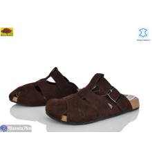 Шлепки жіночі на літо (8 пар р.36-41) коричневий  "Mei De Li"