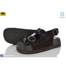 Босоніжки жіночі на літо (8 пар р.36-41) коричневий  "Mei De Li"