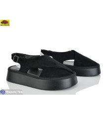 Босоніжки жіночі на літо (8 пар р.36-40) чорний  "Mei De Li"