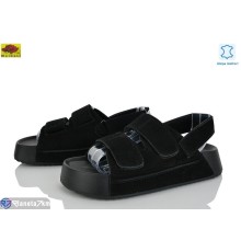 Босоніжки жіночі на літо (8 пар р.36-41) чорний  "Mei De Li"