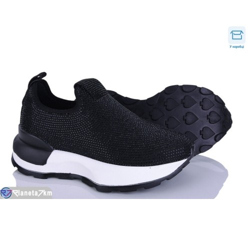 Кросівки жіночі на весну/осінь (8 пар р.36-40) чорний  "LISA"