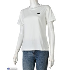 Футболка жіноча на літо (8 шт. р.сетка M-2XL) білий  "Mirella"