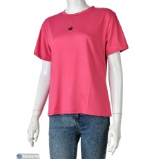 Футболка жіноча на літо (8 шт. р.сетка M-2XL) рожевий  "Mirella"