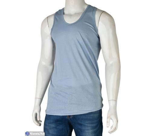 Майка чоловіча на весну/осінь (5 шт. р.сетка 48-56) сірий  "Mirella"