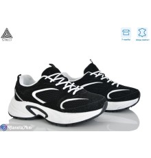 Кросівки жіночі на весну/осінь (8 пар р.36-41) чорний  "STILLI Group"