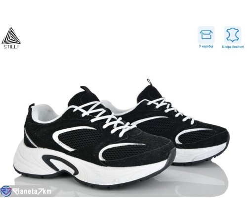 Кросівки жіночі на весну/осінь (8 пар р.36-41) чорний  "STILLI Group"