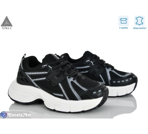 Кросівки жіночі на весну/осінь (8 пар р.36-41) чорний  "STILLI Group"