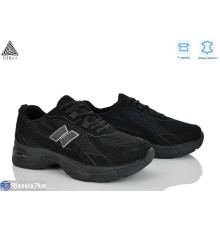 Кросівки жіночі на весну/осінь (8 пар р.36-41) чорний  "STILLI Group"