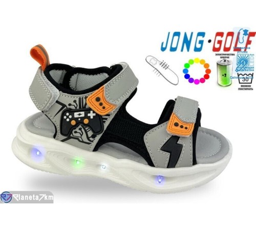 Сандалі дитячі на літо (8 пар р.26-31) сірий  "STRONGO"