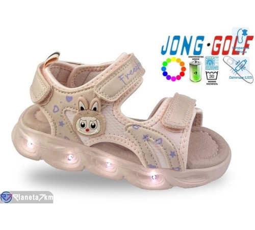 Дитячі босоніжки на літо (8 пар р.27-32) рожевий  "STRONGO"