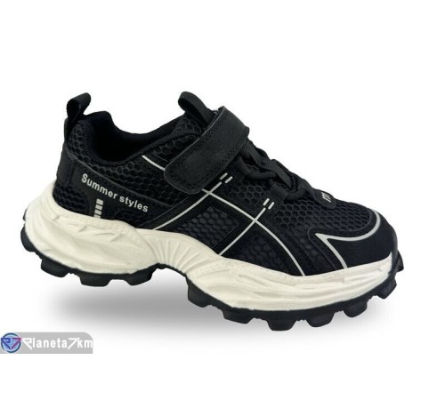 Дитячі кросівки на весну/осінь (8 пар р.30-37) чорний  "STRONGO"