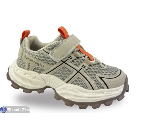 Дитячі кросівки на весну/осінь (8 пар р.30-37) хакі  "STRONGO"