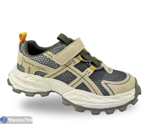 Дитячі кросівки на весну/осінь (8 пар р.30-37) зелений  "STRONGO"