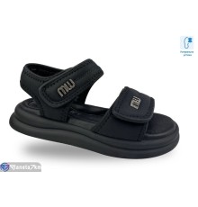 Дитячі босоніжки на літо (8 пар р.30-37) чорний  "STRONGO"