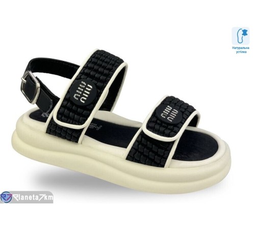 Дитячі босоніжки на літо (8 пар р.30-37) чорний  "STRONGO"