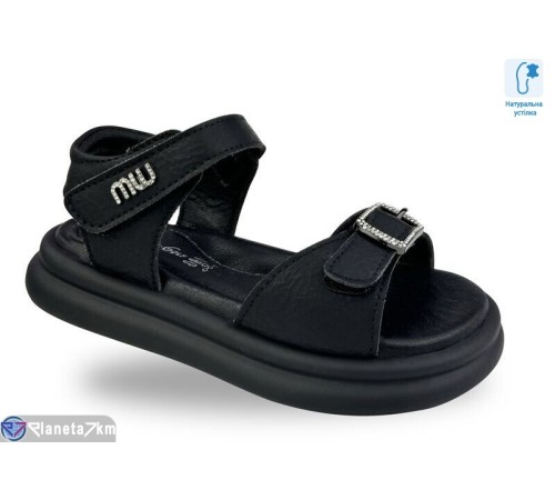 Дитячі босоніжки на літо (8 пар р.30-37) чорний  "STRONGO"