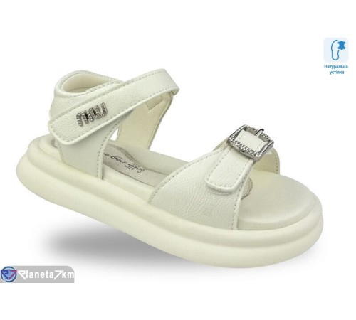 Дитячі босоніжки на літо (8 пар р.30-37) білий  "STRONGO"