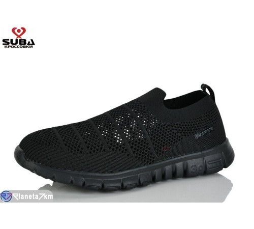 Кросівки чоловічі на літо (8 пар р.41-46) чорний  "SUBA"